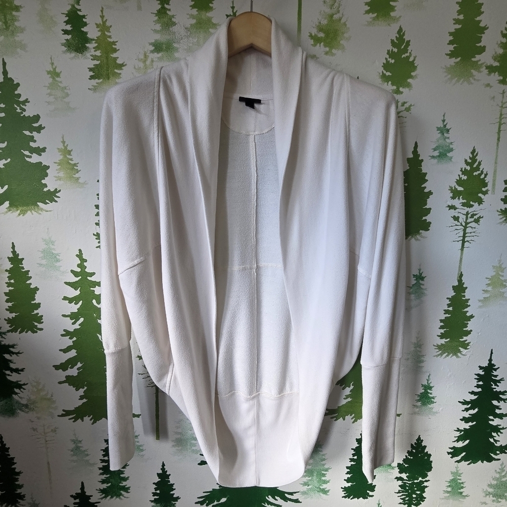 Massimo Cream White Women's Open Face Sweater.